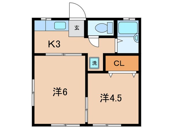 ベルグラン広沢の物件間取画像